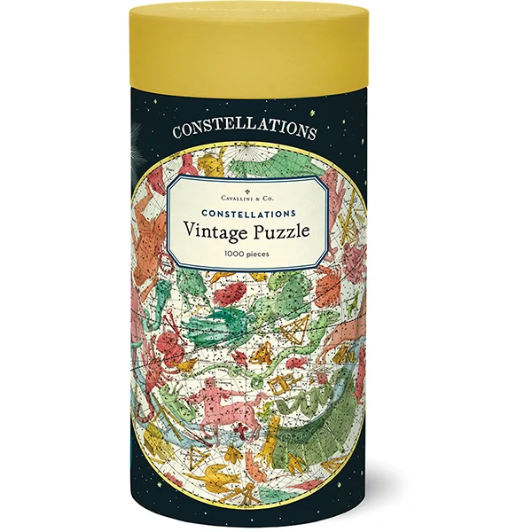 Cavallini Vintage Puzzle Constellations palapeli 1000 palaa