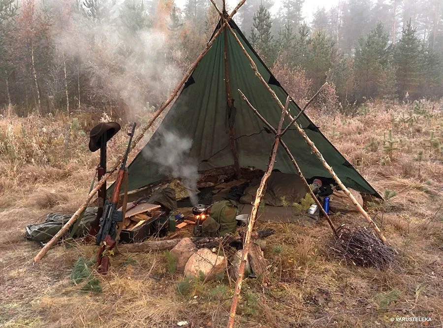 DD Hammocks 3x3 Tarp laavukangas, oliivinvihreä - Image 2