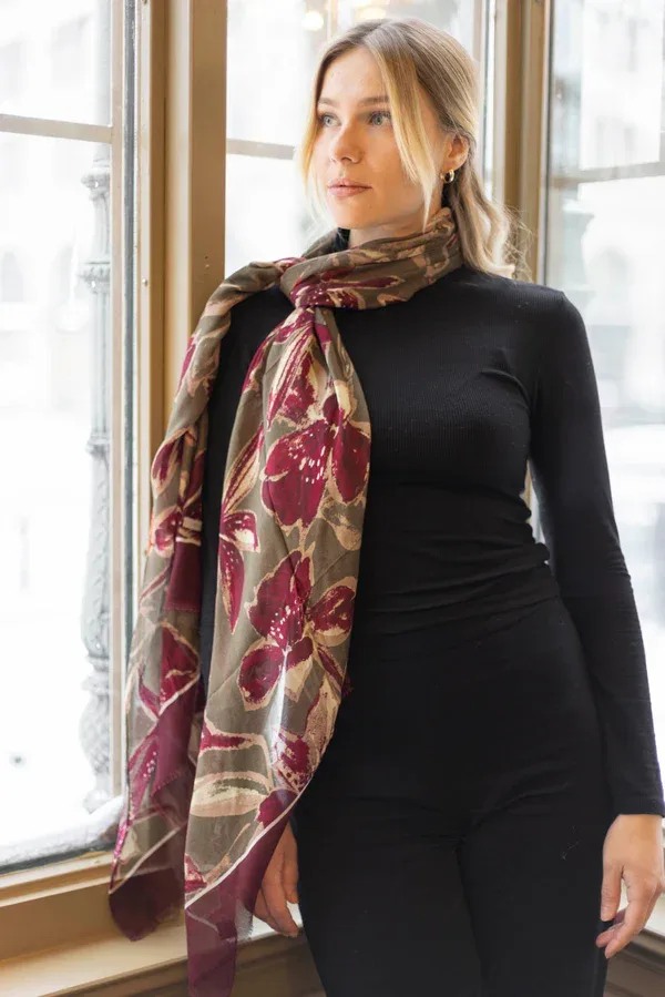 Lasessor Naomi Lyocell huivi 70*180cm, Eri värejä