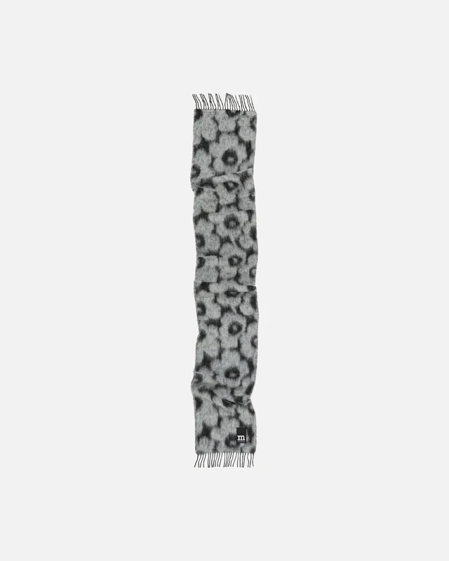 Marimekko Ainainen Unikko Huivi Musta, valkoinen - Image 2