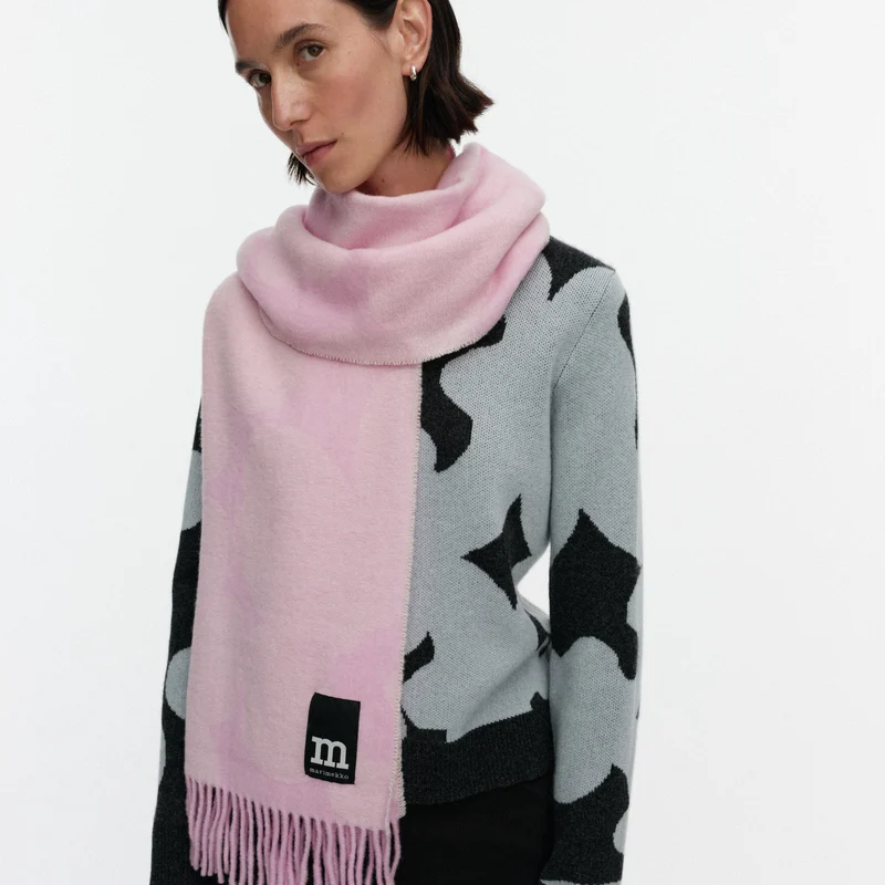 Marimekko Identtinen Unikko huivi Vaaleanpunainen