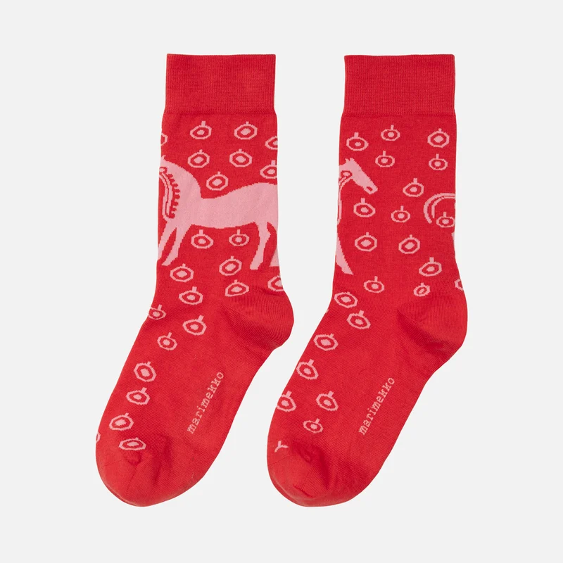 Marimekko Kasvaa Musta tamma Kioski sukat