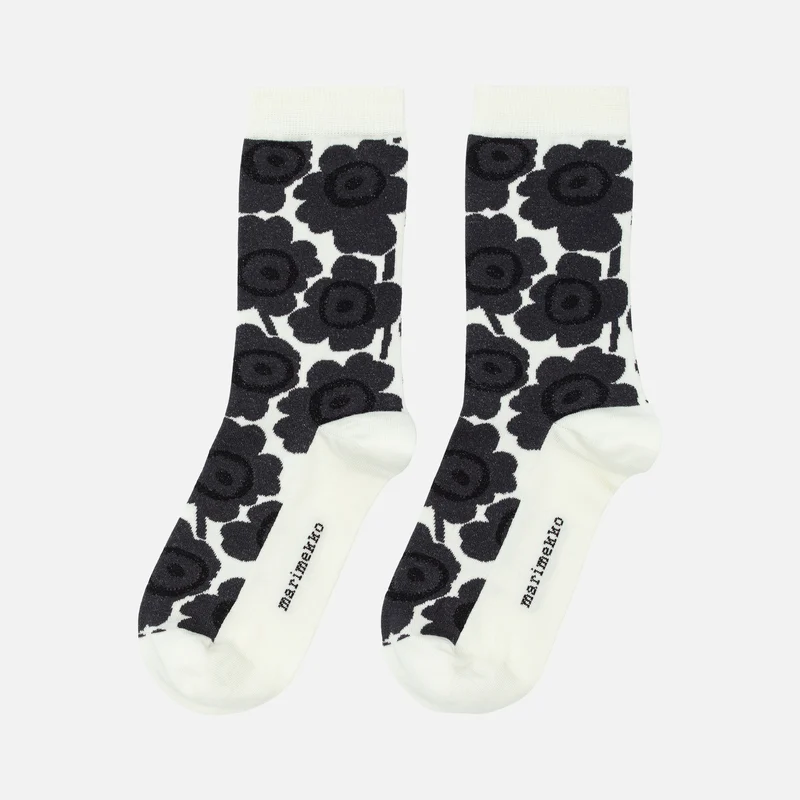 Marimekko Linjaus Unikko sukat Musta, valkoinen