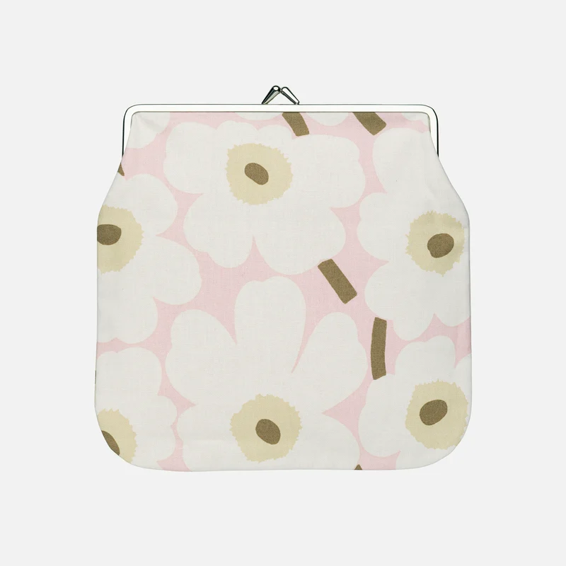 Marimekko Mini Unikko Iso kukkaro Vaaleanpunainen