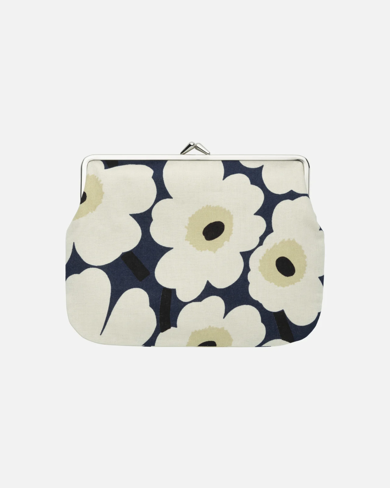 Marimekko Mini Unikko Puolikas kukkaro Yönsininen, kerma, heinä