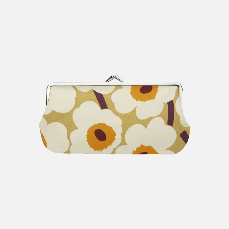 Marimekko Mini Unikko Silmälasi kukkaro Karamelli, lämmin oranssi