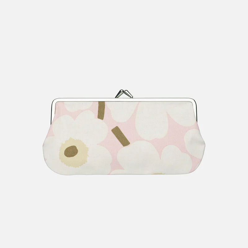 Marimekko Mini Unikko Silmälasi kukkaro Vaaleanpunainen