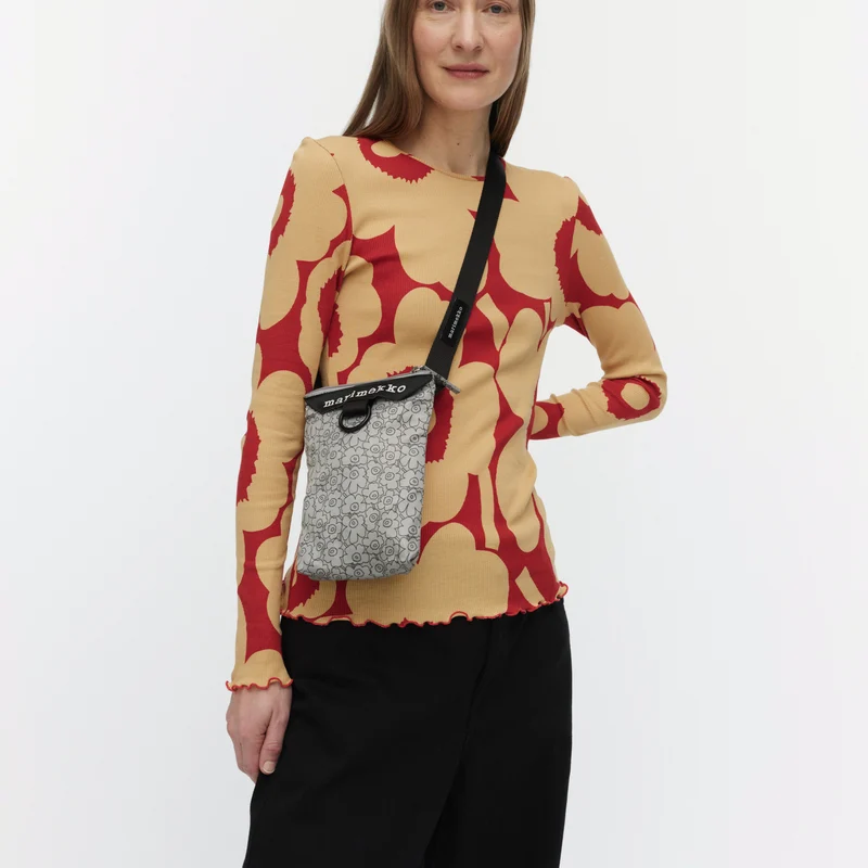 Marimekko Neat Phonepocket Piirto Unikko Harmaa