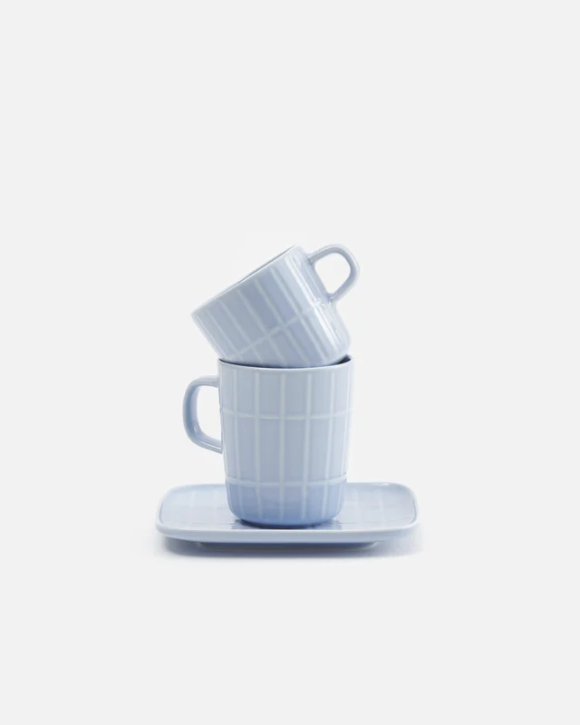Marimekko Oiva Tiiliskivi muki 2,5 dl Vaaleansininen - Image 2