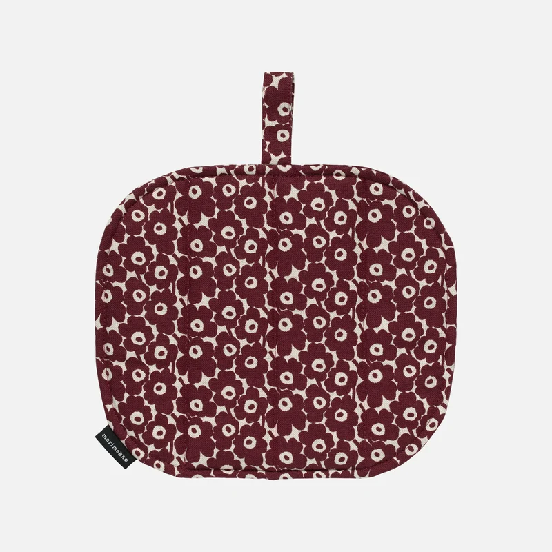 Marimekko Pikkuinen Unikko Pannulappu Viininpunainen