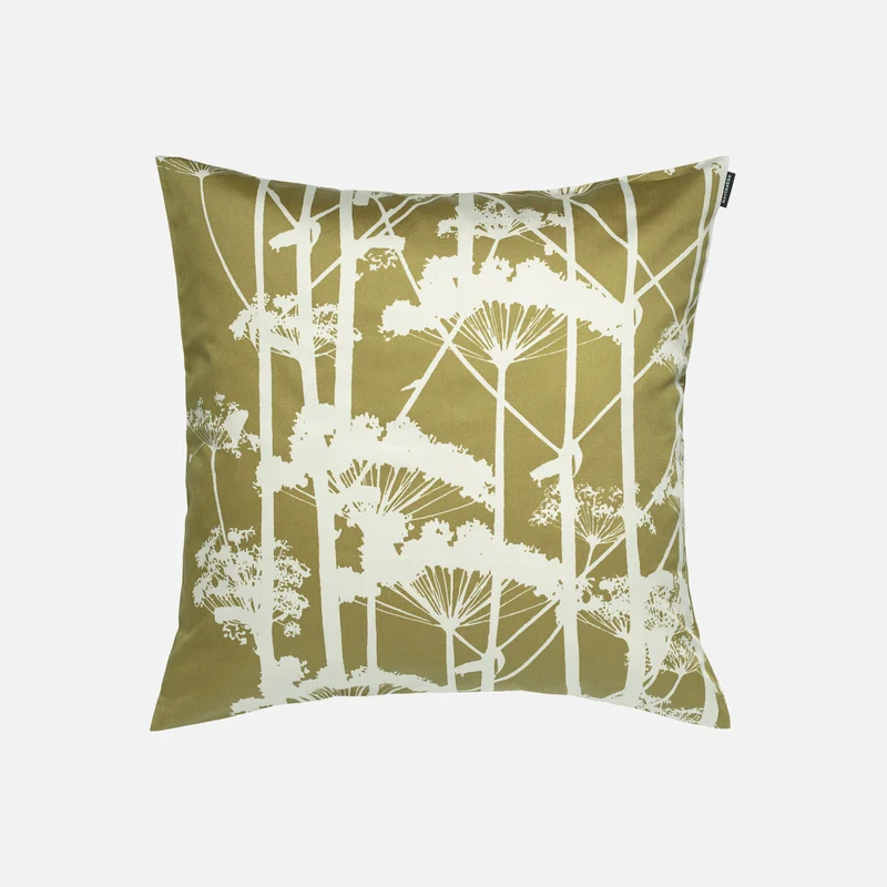 Marimekko Putkinotko tyynynpäällinen 50*50 cm Vihreä umbra, heinä