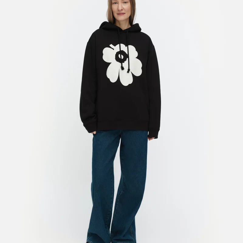 Marimekko Runoja Unikko placement Kioski huppari - Image 2