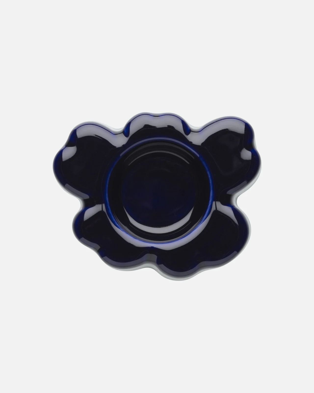 Marimekko Unikko Kynttilälyhty Tummansininen