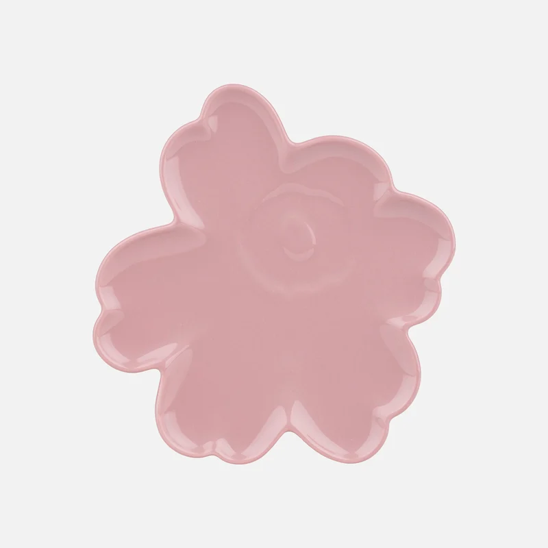 Marimekko Unikko Shape lautanen 20 cm Pinkki